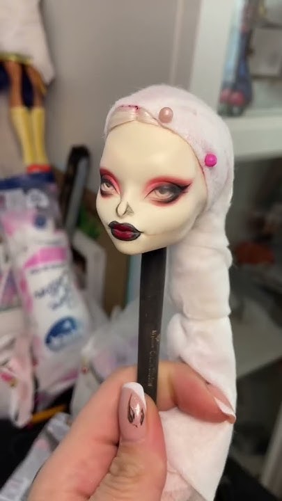 Скелита 🖤 #ooak #repaintdoll #monsterhigh #ооак - YouTube