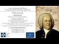 Las cantatas de Bach a la luz de la estética musical (1ª jornada de 5 ). Alfonso López Quintás