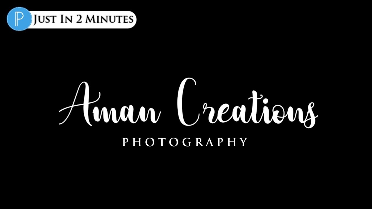 How To Make Stylish Signature Photography Logo Logo Design In Pixellab Mobile Full Tutorial Youtube