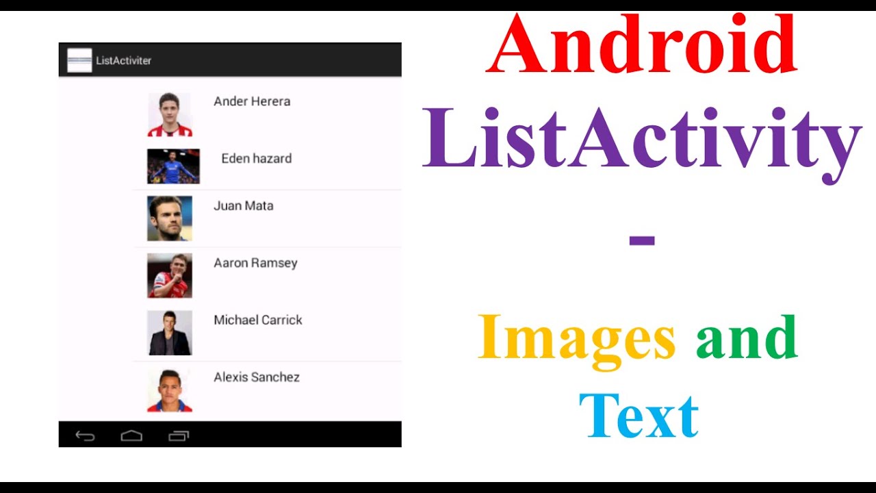 Android Custom List View with Image and Text