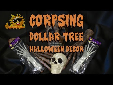 Corpsing Dollar Tree Halloween Décor - YouTube