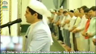 Furkan Suresi - Özbek imamdan İçinizi Titretecek Tilavet(Türkçe Alt Yazılı Meali,)