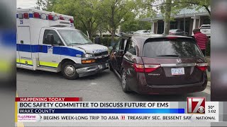 Wake commissioners to discuss EMS safety protocols Monday