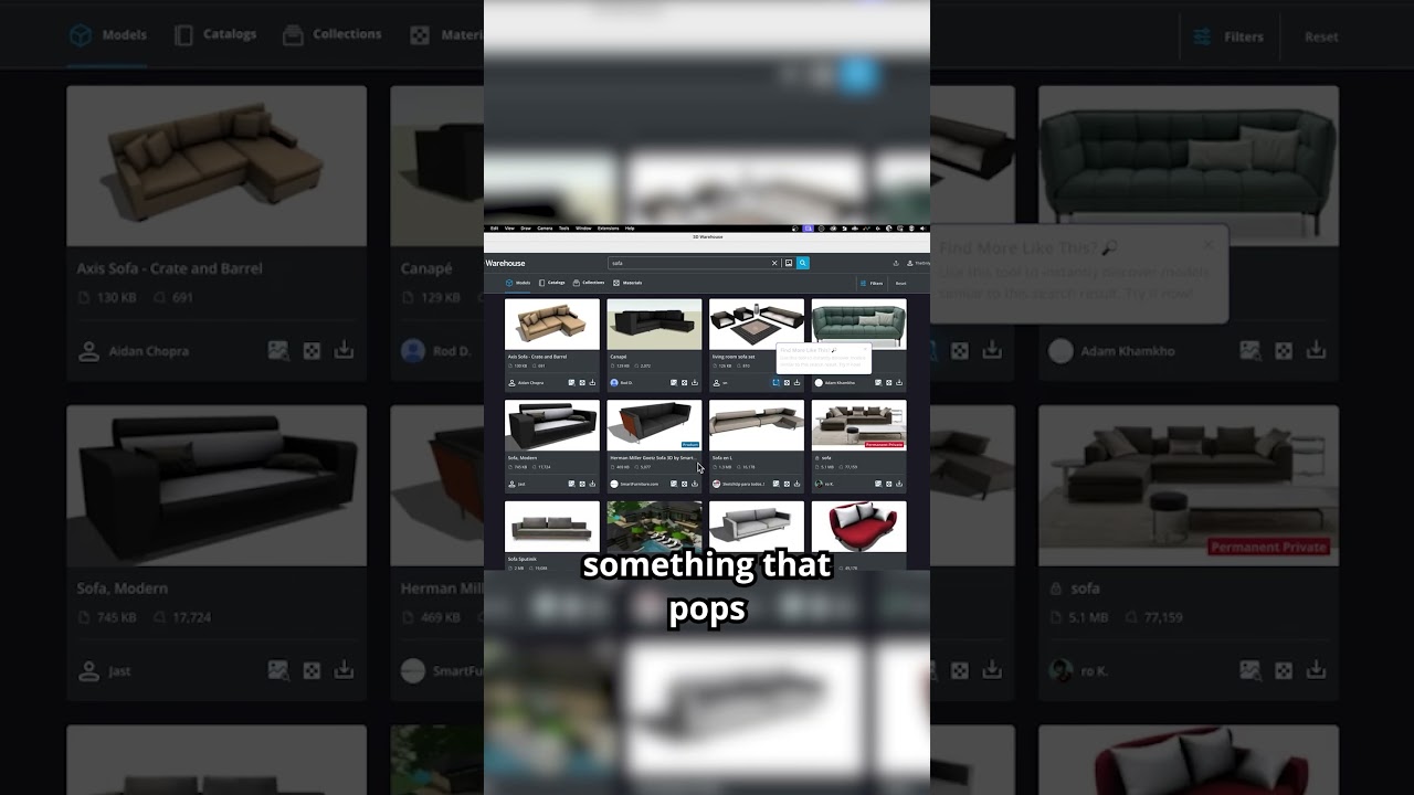 Найти больше того, что вам нравится #скетчап