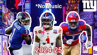 Malik Nabers 2024-25 Rookie Year Highlights (No Music)