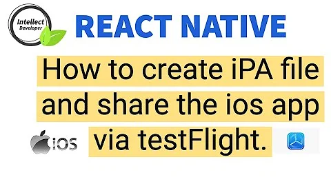 React Native: How to generate iPA file/iOS build || How to upload iOS build on testFlight || Gulsher