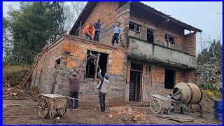 Renovating a 2storey house abandoned for decades in a Chinese village