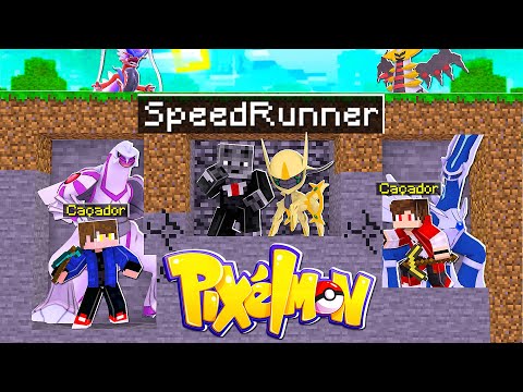 Minecraft Pixelmon Manhunt (1 Speedrunner vs 2 Caçadores) mas o Miraidon é  meu Pokémon Inicial 