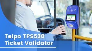 Telpo TPS530 Ticket Validator | Public Transport Fare Collection and Ticket Validation