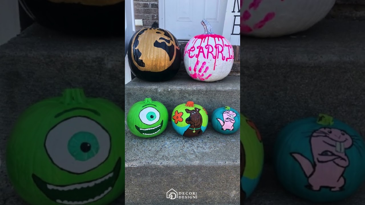 Fun Disney Pumpkin Painting Ideas 2025 | Princess & Pixar Pumpkin DIY