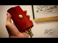 【レザークラフト vlog.17】レザーキーケースを作る【Making a Handmade Leather Key Case】