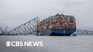 Crews working to open more alternate channels to Baltimore port