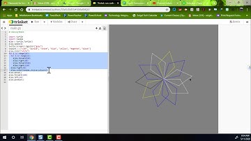 Virtual Lesson Plan--Draw a Snowflake Using Python pt2