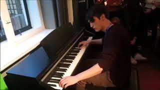 Rocco Fasano playing Piano at the High On Skam Convention