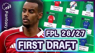 MY GW1 FIRST DRAFT | BEST RANK: 157th | Fantasy Premier League 2026/27