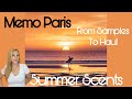 Memo Paris ~ From Samples To Haul ~ Summer Scents