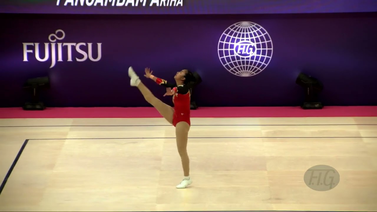 PANGAMBAM Ariha (IND) - 2022 Aerobic Worlds, Guimaraes (POR) - Individual Women Qualifications