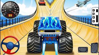 Monster Truck Mega Ramp Impossible Driver - Monster Truck Mega Ramp Racing - Android Gameplay #17 screenshot 3