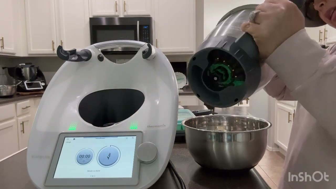 Homemade Mozzarella cheese made using thermomix TM6