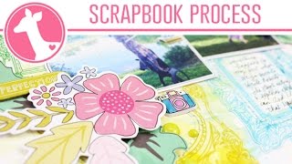 This Place Scrapbook Process with Jen | Freckled Fawn