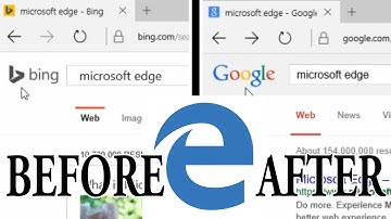 Microsoft Edge: Changing/Adding Default Search Engine