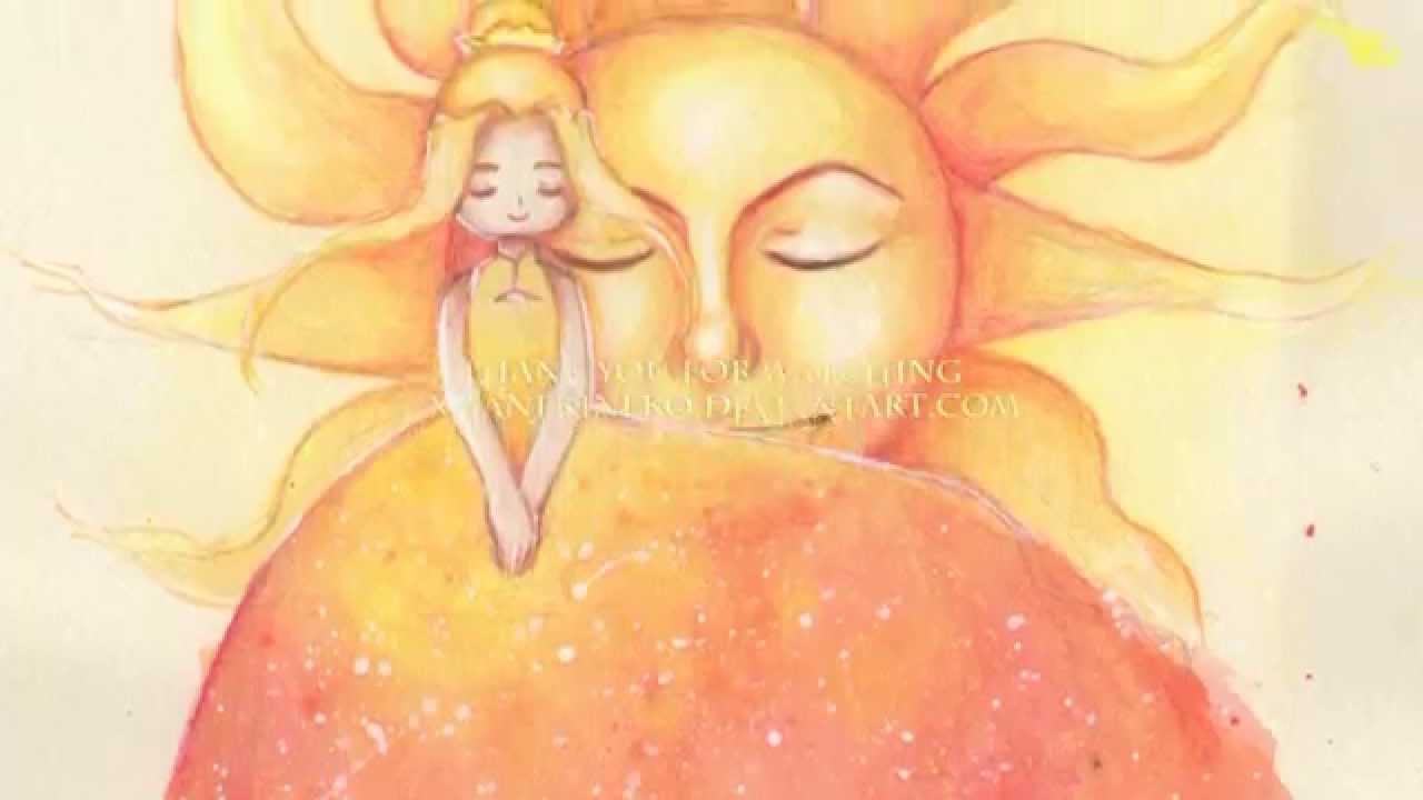 [Watercolor Speedpaint] THE SUN - YouTube
