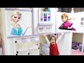 어떻게 하면 방이 이쁠까요?!! 서은이의 방꾸미기 겨울왕국 엘사 뽀로로 스티커 장난감 Frozen Elsa and Pororo Stickers Room