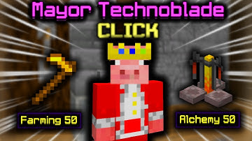 How I got 2 LEVEL 50 Skills on THE SAME DAY - Hypixel Skyblock
