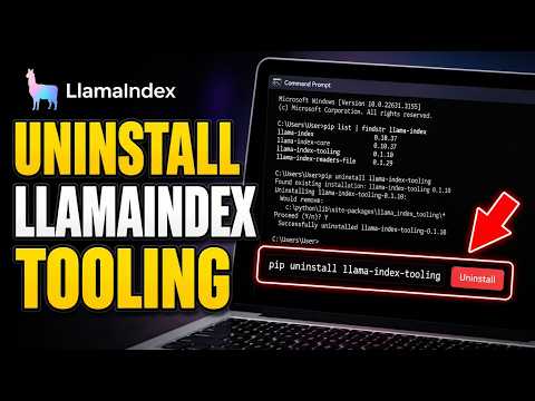How to uninstall LlamaIndex tooling from Python - Easy Tutorial