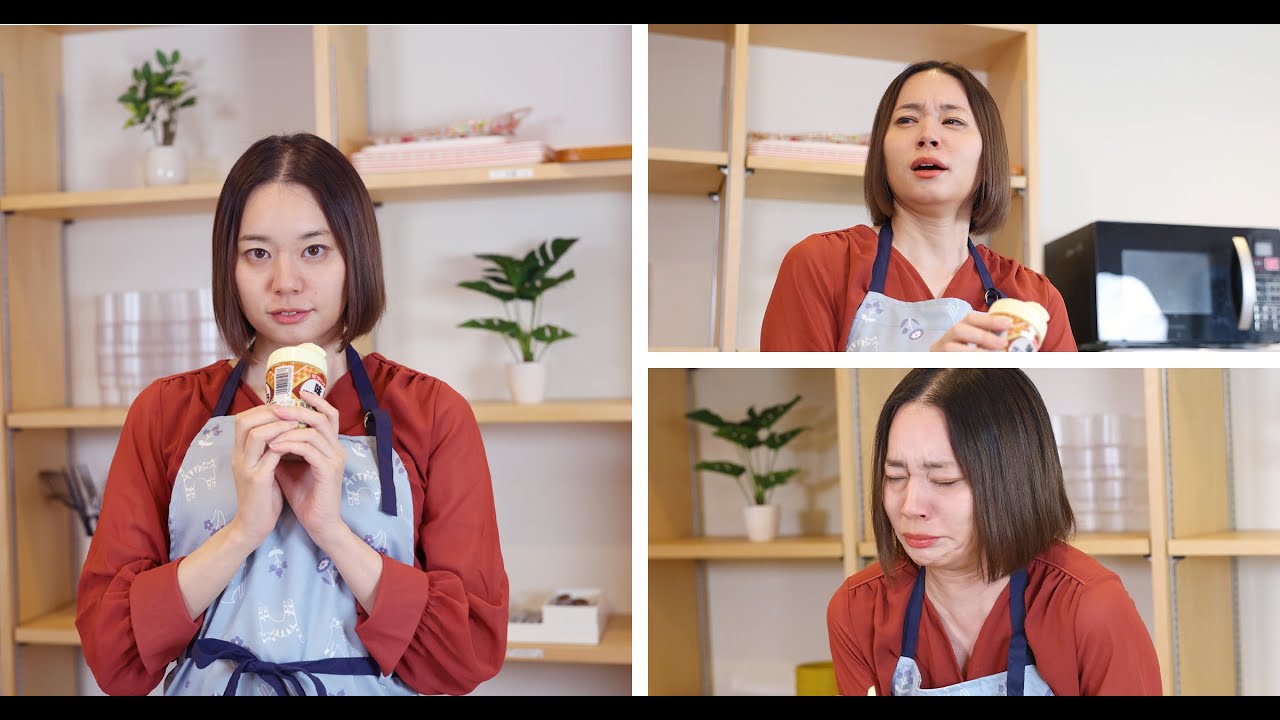 Kanna Hirai can't stop sneezing in the kitchen (Sample, 4K Quality)