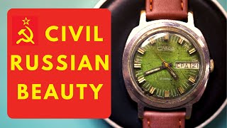 Can we bring this broken Soviet watch back to life? Non running Slava / Craba 2428