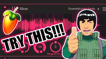 Are you bored? You must to try this!!! 🔥 - SLICER tutorial (FL Studio Mobile)