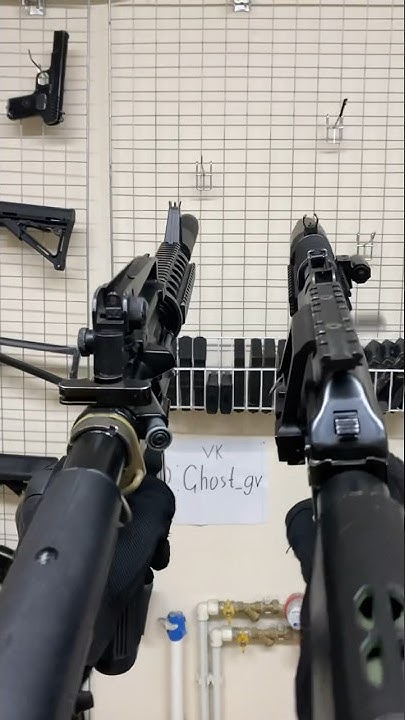 GBBR WE M4 CQBR / Aks74-U М4 акс74-у на Грин газе #shorts #airsoft # ...