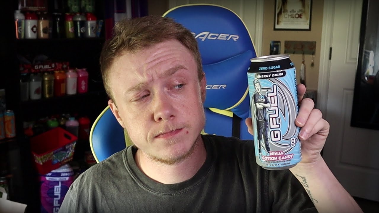 GFuel's NINJA COTTON CANDY Can Flavor Taste Test & Review