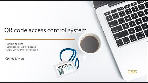 Chiyu Technology - QR code access control solution