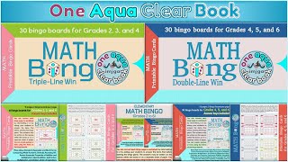 Elementary Math Bingo Game Product Content Summary Video