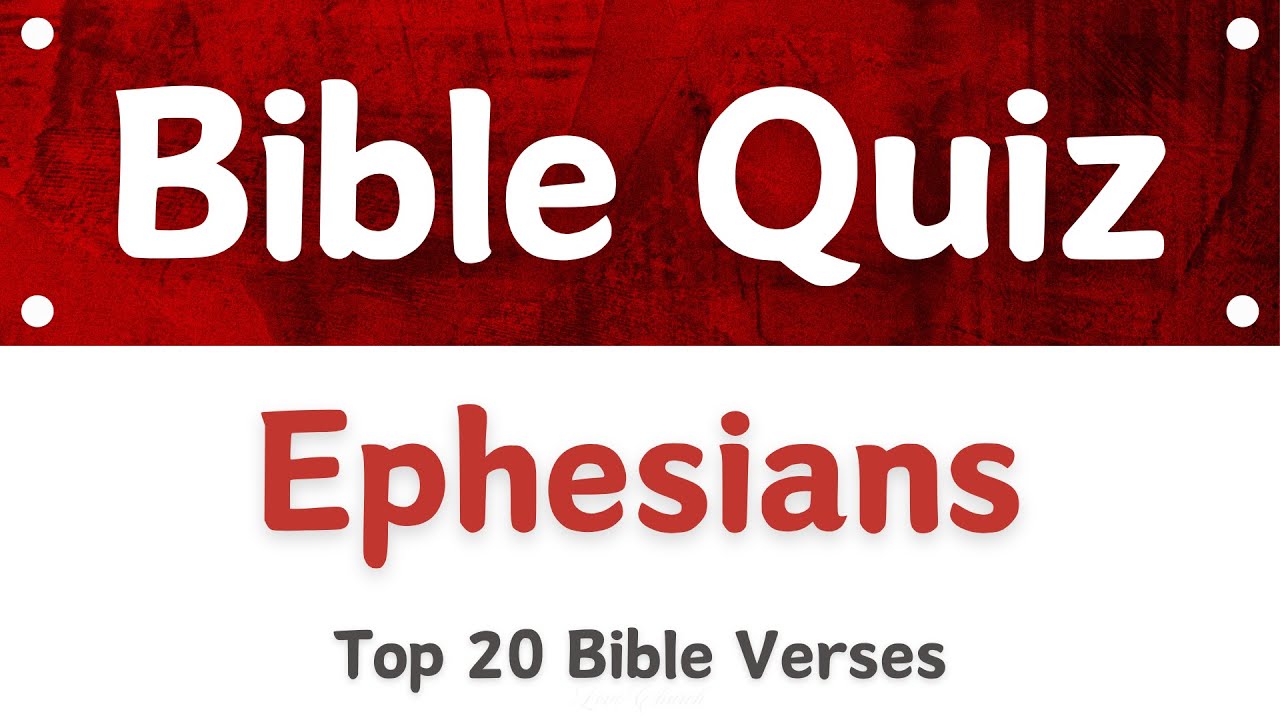 Bible Quiz | Ephesians Quiz | Bible Study | #biblequiz #biblestudy # ...