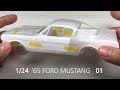 Ford mustang fastback 124 revell  part 01