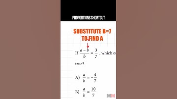 Solving Proportions Shortcut for the SAT Math #shorts