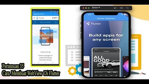 Cara Membuat WebView Di FLutter