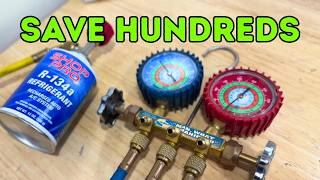 How To PROPERLY Recharge Your Car's A/C & Save BIG.