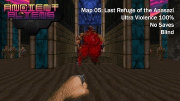 (Doom II) Ancient Aliens: Map05 - Last Refuge of the Anasazi (UV 100%)