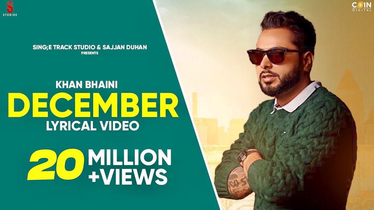 Khan Bhaini  December Lyrical Video  New Punjabi Songs  Latest Punjabi Song 2020  Ditto Music