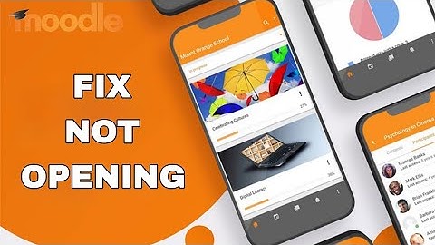 How To Fix And Solve Not Opening On Moodle App | Easy Fix