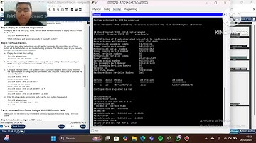 2.3.8 Packet Tracer –Navigate the IOS Using a Terminal Client for Console Connectivity Physical Mode