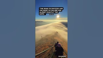 "The road to success and the road to failure...-- Colin R. Davis#short