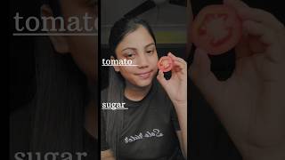 tomato facial scrub for skin whitening.. glowing skin.. remove dark spot