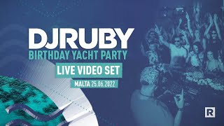 DJ Ruby Live Video Set at Birthday Yacht Party, Malta 25.06.2022