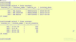 Many-To-Many Relationship in SQL