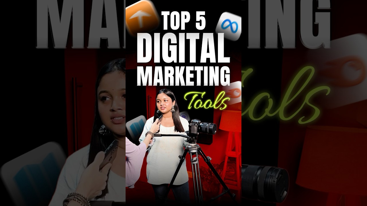 🔥 Top 5 Digital Marketing Tools You Must Use in 2025 | Intellipaat #shorts